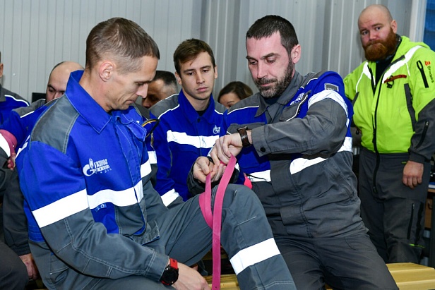 г. Надым.В «Газпром добыча Надым» отработали навыки газоопасных работ на высоте